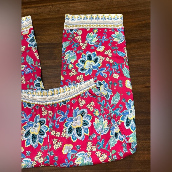 Anthropologie-Maeve Printed Pull-On Pants - Picture 5 of 11